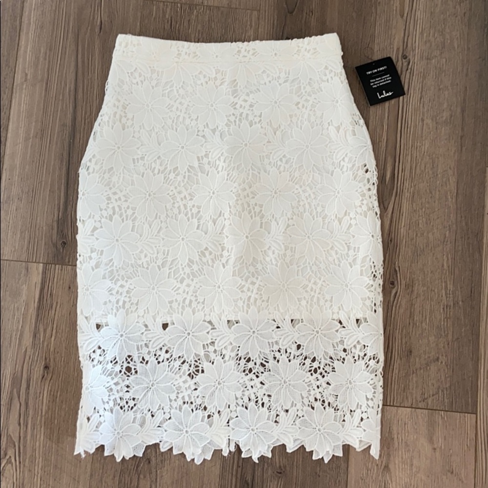 White Lulu Skirt